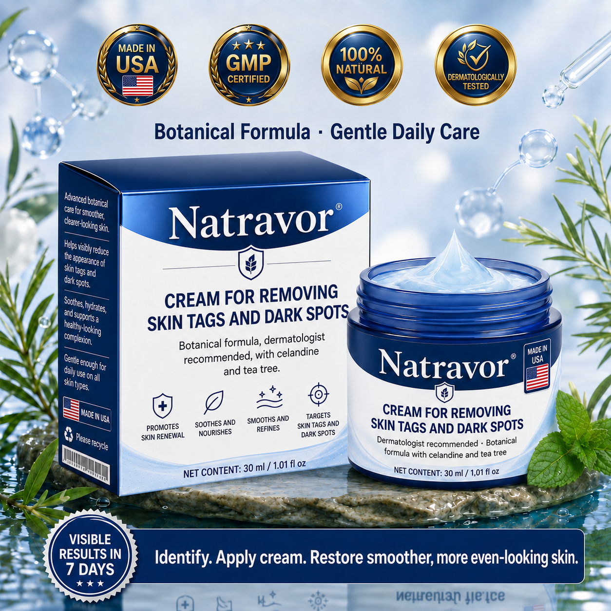 Natravor® 7-𝐃𝐚𝐲 𝐒𝐤𝐢𝐧 𝐓𝐚𝐠 & 𝐒𝐩𝐨𝐭 𝐄𝐫𝐚𝐬𝐞𝐫 𝐂𝐫𝐞𝐚𝐦 (Zero Pain, Zero 𝐒𝐜𝐚𝐫𝐬 Formula) 💎